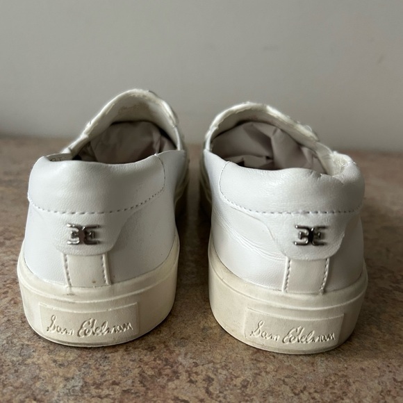 Sam Edelman Women’s Leather Weave Slip On Sneakers size 5.5/35.5 EU - Picture 5 of 10